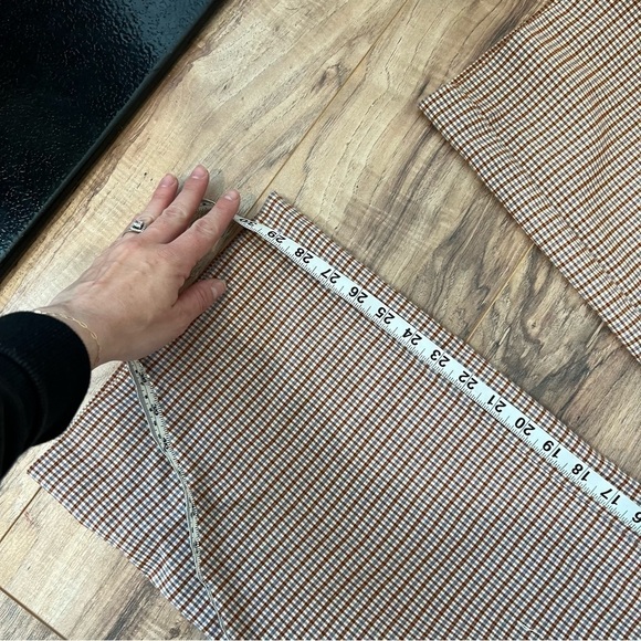 Nordstrom 1. STATE Wide Leg Flare Checker Plaid Pants - Picture 7 of 13